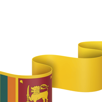 Sri Lanka flag design national independence day banner element transparent background png