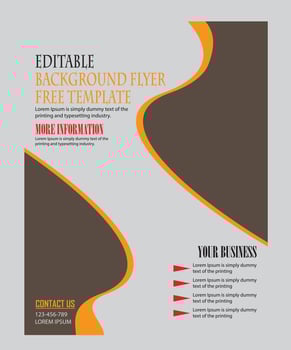 editable flyer,business,corporate,school,free flyer vector
