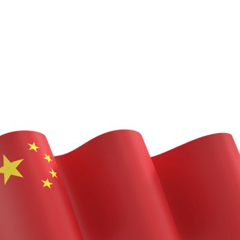 China flag design national independence day banner element transparent background png