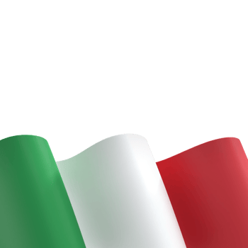 Italy flag design national independence day banner element transparent background png