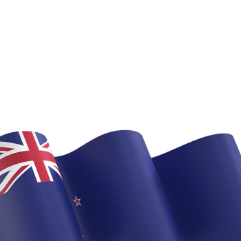 New Zealand flag design national independence day banner element transparent background png