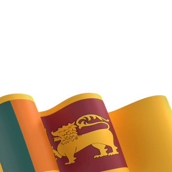 Sri Lanka flag design national independence day banner element transparent background png