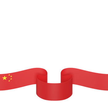 China flag design national independence day banner element transparent background png