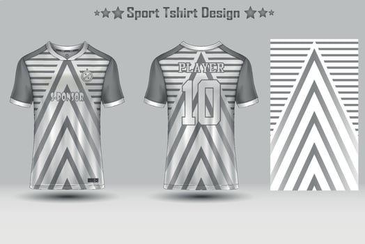 Soccer jersey mockup football jersey design sublimation sport t shirt design collection for racing, cycling, gaming, motocross vector