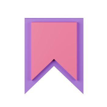 Bookmark icon 3d png