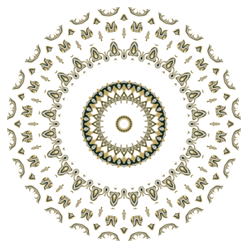 Mandala abstract pattern ornament png