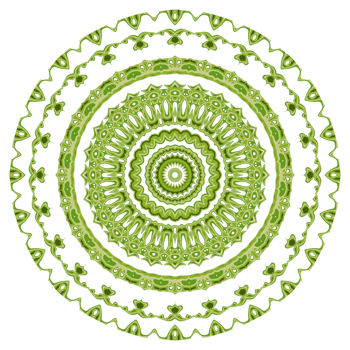 Abstract mandala pattern ornament png