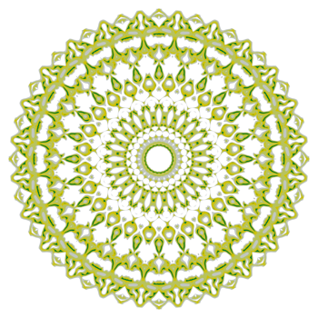 Mandala pattern ornament png