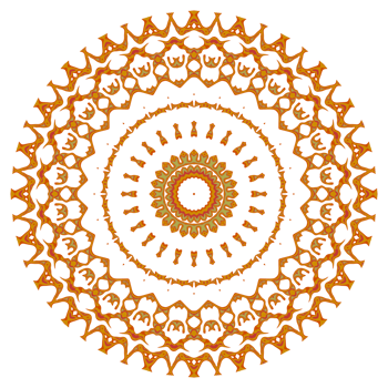 Abstract mandala pattern, good for ornament, floral decoration, or wallpaper background png