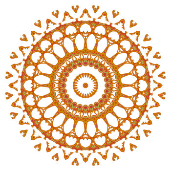 Abstract mandala pattern, good for ornament, floral decoration, or wallpaper background png