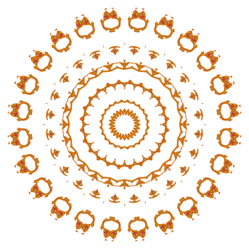 Abstract mandala pattern, good for ornament, floral decoration, or wallpaper background png