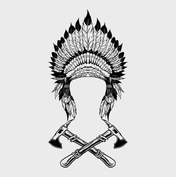 Native american element Vector image