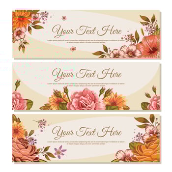 Fall Floral Beauty vector