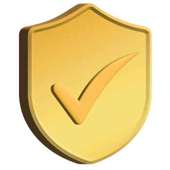 Gold safe icon on transparent background Free PNG