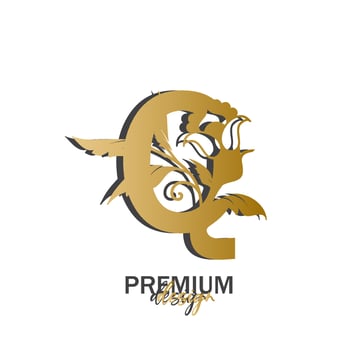 luxury letter logo vector