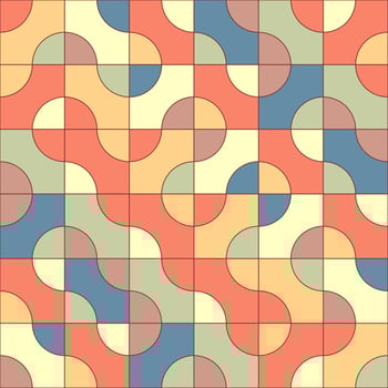 Retro Minimalist Pattern vector