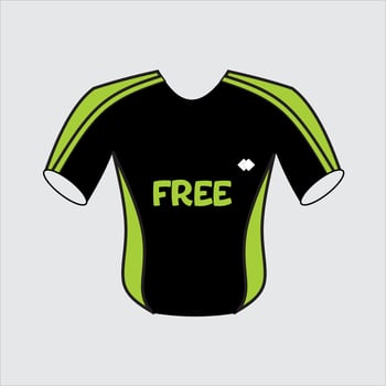 Free T-Shirt Simple Design vector