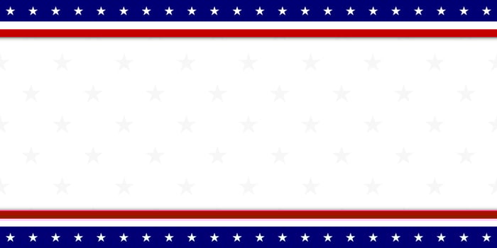 American flag background for any event vector