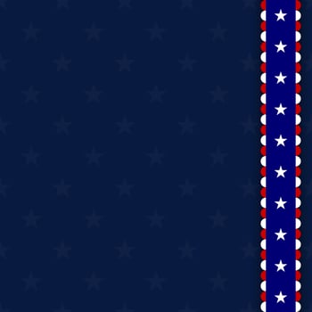 American flag background for any event vector
