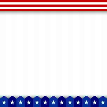 American flag background for any event vector