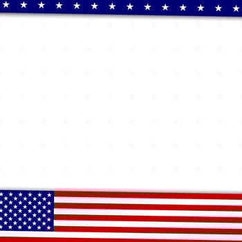 American flag background for any event vector