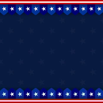 American flag background for any event vector