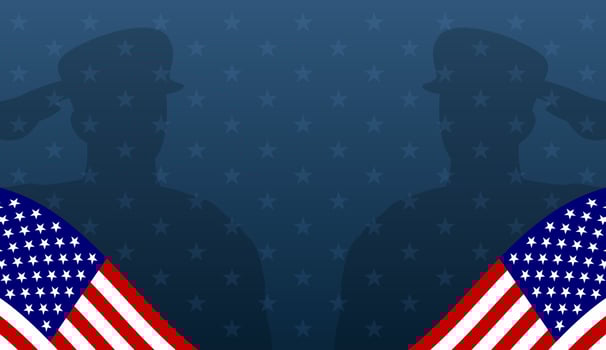 American flag background for any event vector
