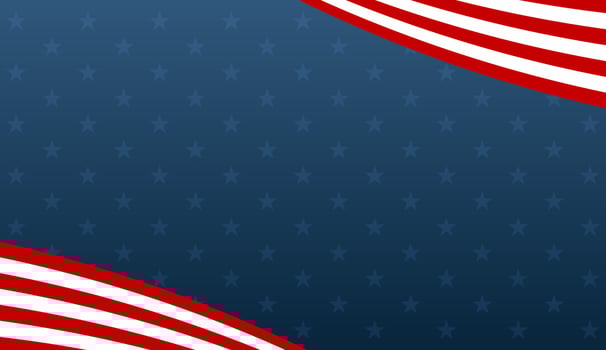 American flag background for any event vector