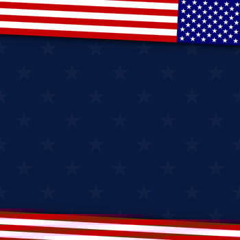 American flag background for any event vector