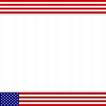 American flag background for any event vector