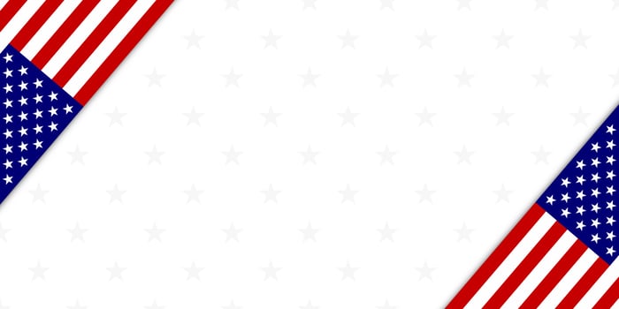 American flag background for any event vector