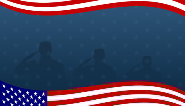 American flag background for any event vector