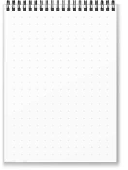 Vertical spiral notebook png