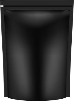 Black Flexible Pouch Sachet png