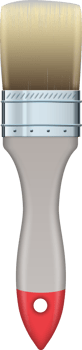 wooden flat construction brush png