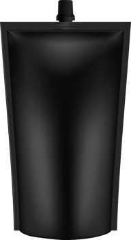 Black Doy Pack Mock up png