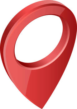 Red glossy pointer png