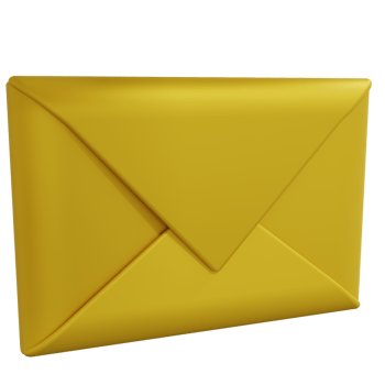 3D Rendering of Message Icon png