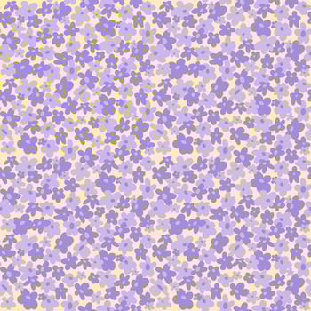 Seamless pattern with purple flowers. Patterns for decorating fabrics. Wrapping paper and wallpaper patterns. vector