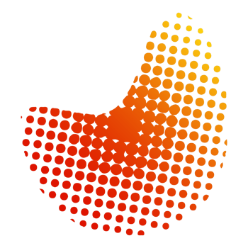 Blob Shape Gradient Halftone png