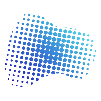 Blob Shape Gradient Halftone png