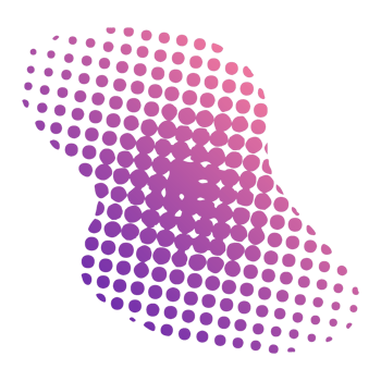 Blob Shape Gradient Halftone png