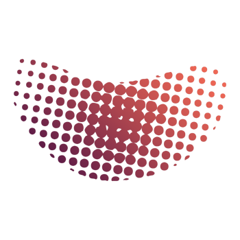 Blob Shape Gradient Halftone png