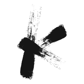 Letter K Custom Alphabet Brush Texture png