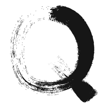 Letter Q Custom Alphabet Brush Texture png