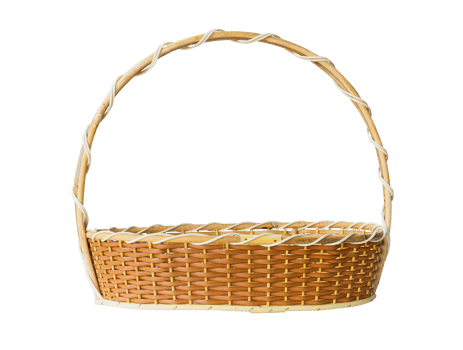 basket isolated on white png