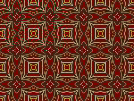 Multi-Color Moroccan Seamless Pattern. Traditional Arabic Islamic Background. Vintage, Turkish, Indian style Ideal for carpet, ceramics, tiles. Vector Illustration.