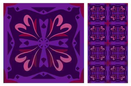 Geometric Seamless Pattern, Floor tiles collection, Modern Cloth Pattern Design, Ikat, Boho, Aztec, Folk, Motif, Gypsy, Arabic, Indian Style, Batak, Tribal Pattern, Ethnic Textile, Wallpaper and tiles vector