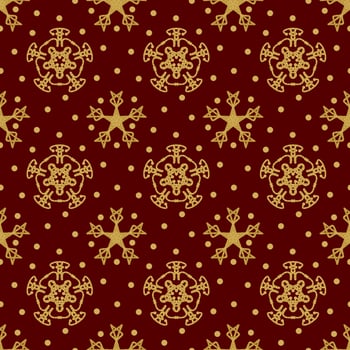 Elegant Geometric Seamless Pattern with Tribal Shape. Designed in Ikat, Boho, Aztec, Folk, Motif, Luxury Arabic Style. Ideal for Fabric Garment, Ceramics, Wallpaper. Vector Illustration.