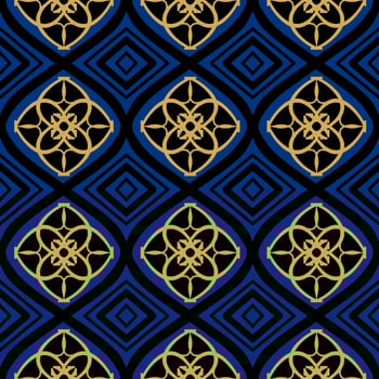 Geometric Seamless Pattern with Tribal Shape. Designed in Ikat, Boho, Aztec, Folk, Motif, Luxury Arabic Style. Ideal for Fabric Garment, Ceramics, Wallpaper. Vector Illustration
